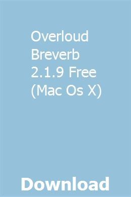 Breverb 2 For Mac